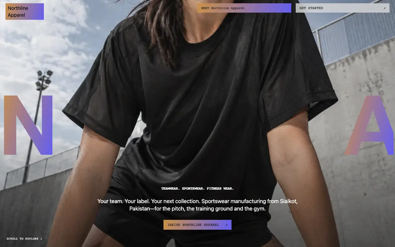 Sportswear · Editorial homepage