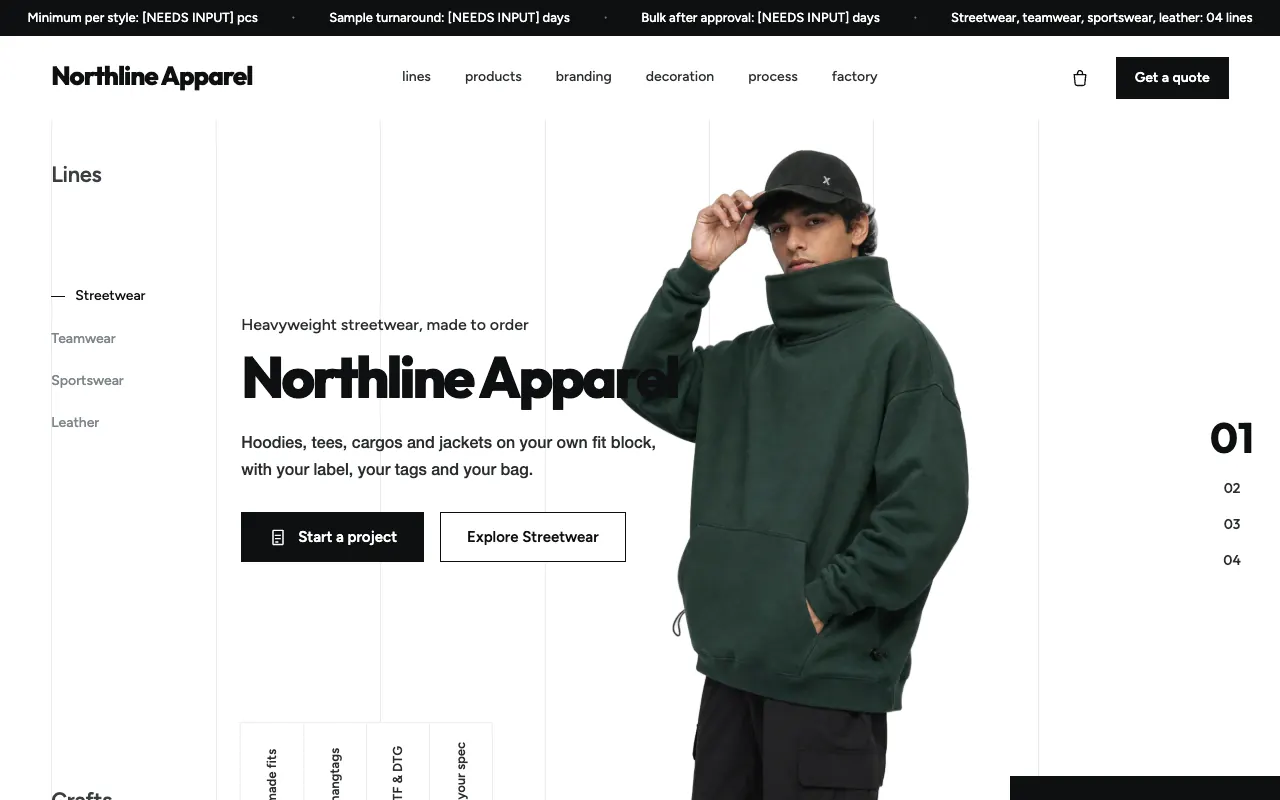 Multi-line · Sage Rail homepage