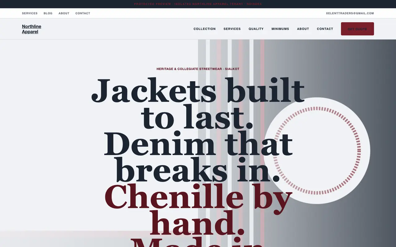 Streetwear · Varsity homepage